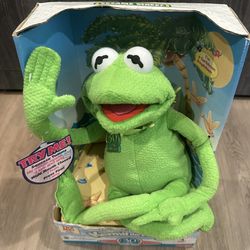 Vintage 1999 Magic Talking Kermit The Frog Sesame Street 30th Anniversary New In Box