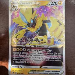 Zeraora VSTAR 55/159 Crown Zenith Holo Rare VSTAR NM