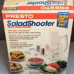 Presto Salad Shooter Electric Slicer / Shredder Lot Of Two