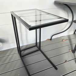 Glass Laptop Table Stand