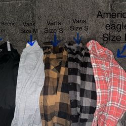 5 Man Shirts Size Small All For $35