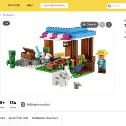 Lego MineCraft:The Bakery- 21184