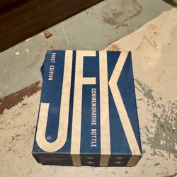 Vintage 1970s John F. Kennedy Commemorative Decanter in Original Box