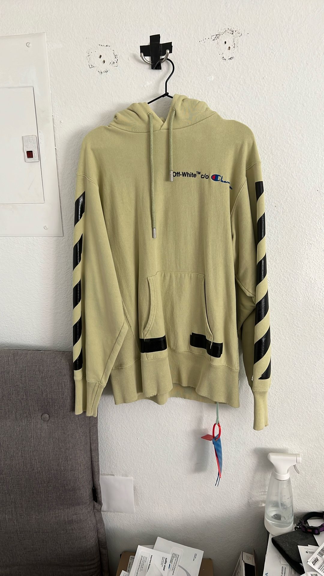Off White Champions Hoodie M