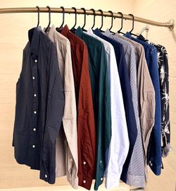 10 Button Down Men Shirts