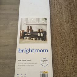 Bright room stackable shelf
