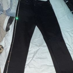 Amiri Rhinestone Jeans Sz 36
