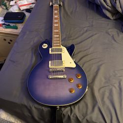 Epiphone Les Paul Standard PlusTop Pro Electric Guitar Translucent Blue