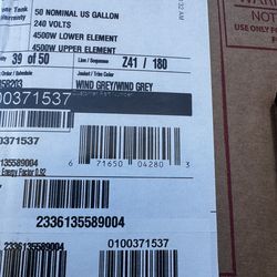 50 gl hot water tank