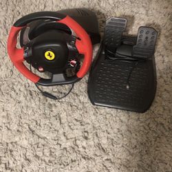 xbox one steering wheel and gas and break  