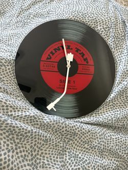 Vinyl Glass Wall Clock