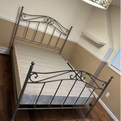 Queen Bed Frame & Box Spring