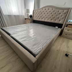 King Bed Frame & Box 