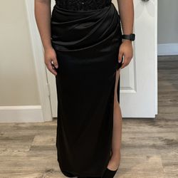 Black Corset formal dress 