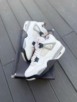 Jordan 4 White Cement