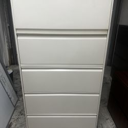 OFFICE/HOME FILE CABINET 5 DRAWERS LATERAL METAL FILE 