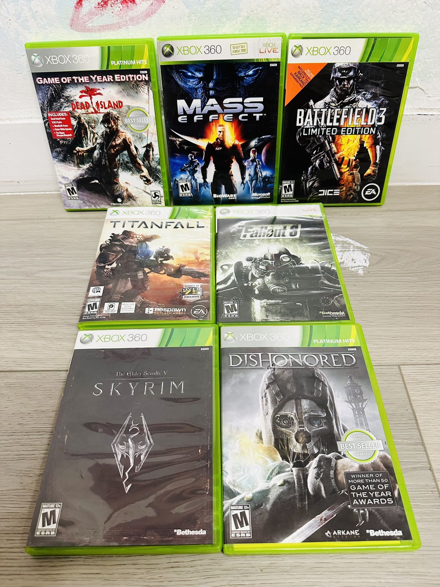 Xbox 360 Video Games Tested and Working Games ( $7/ea )