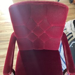 Vintage Velvet Chair