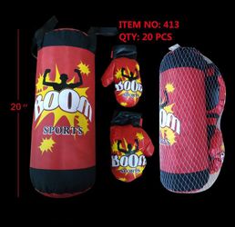 Punching Bags With Gloce 20”
