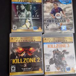 Lot Of 4 Ps3 Factory Sealed New Games