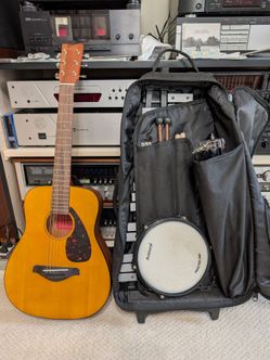 Ludwig Bell (Percussion) Kit and Yamaha Guitar