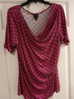 Woman's Hot Pink top