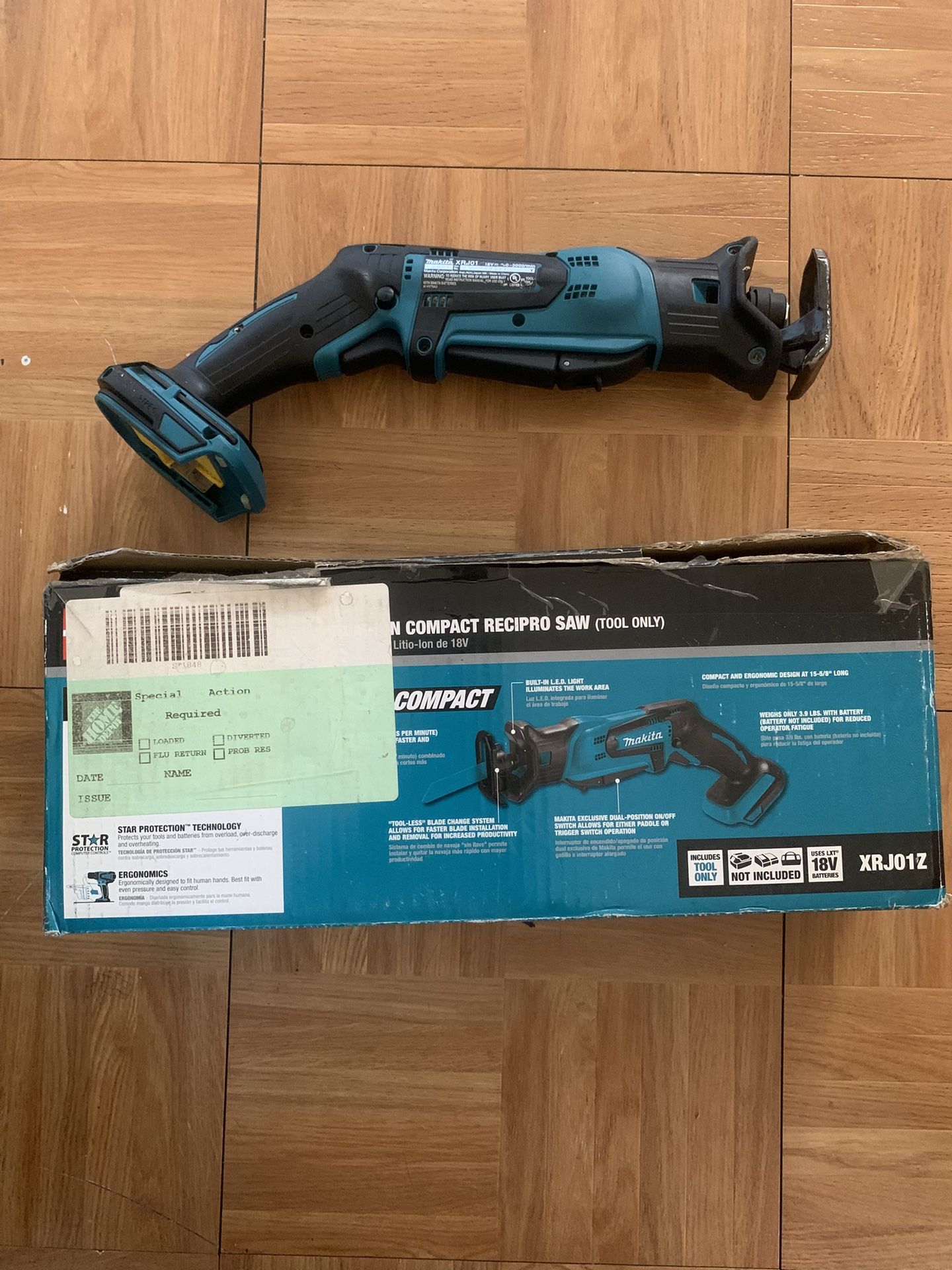Makita 18V LXT lithium-ion compact recipro saw