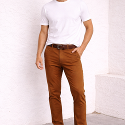 GAP Slim Fit Rust Brown Chinos – 36x32 – Gap For Good