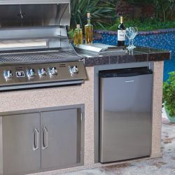 Urban islands 4.5 cu sales ft stainless steel refrigerator