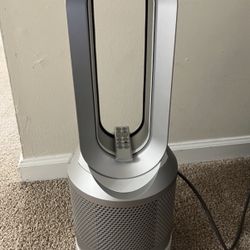Dyson Pure Hot+Cool Link Heater Fan HP02 HEPA Air Purifier w. Remote Grey White
