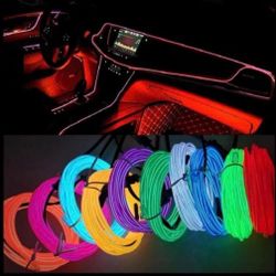 Car Led Fiber Strip 10 Feet Long New Kit