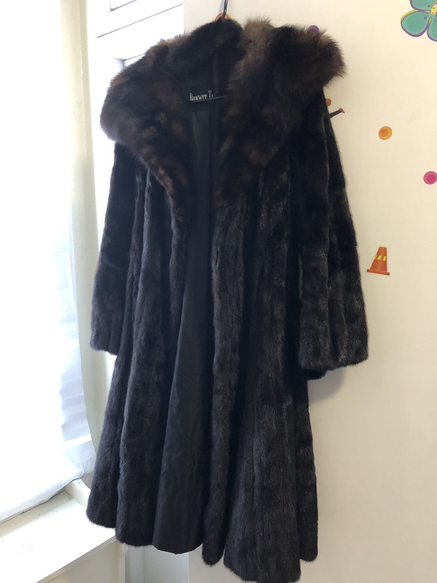 Genuine fur coat $450
