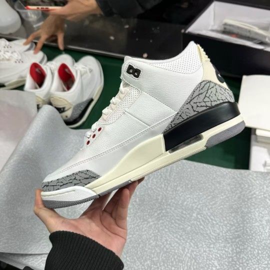 Air jordan 3s WHITE CEMENT more styles and colors available