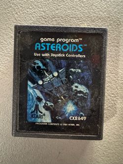 UNTESTED! Atari Asteroids (Atari 2600, 1981) Game Cartridge