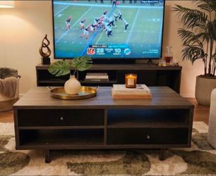 Matching MCM Coffee Table & End Table