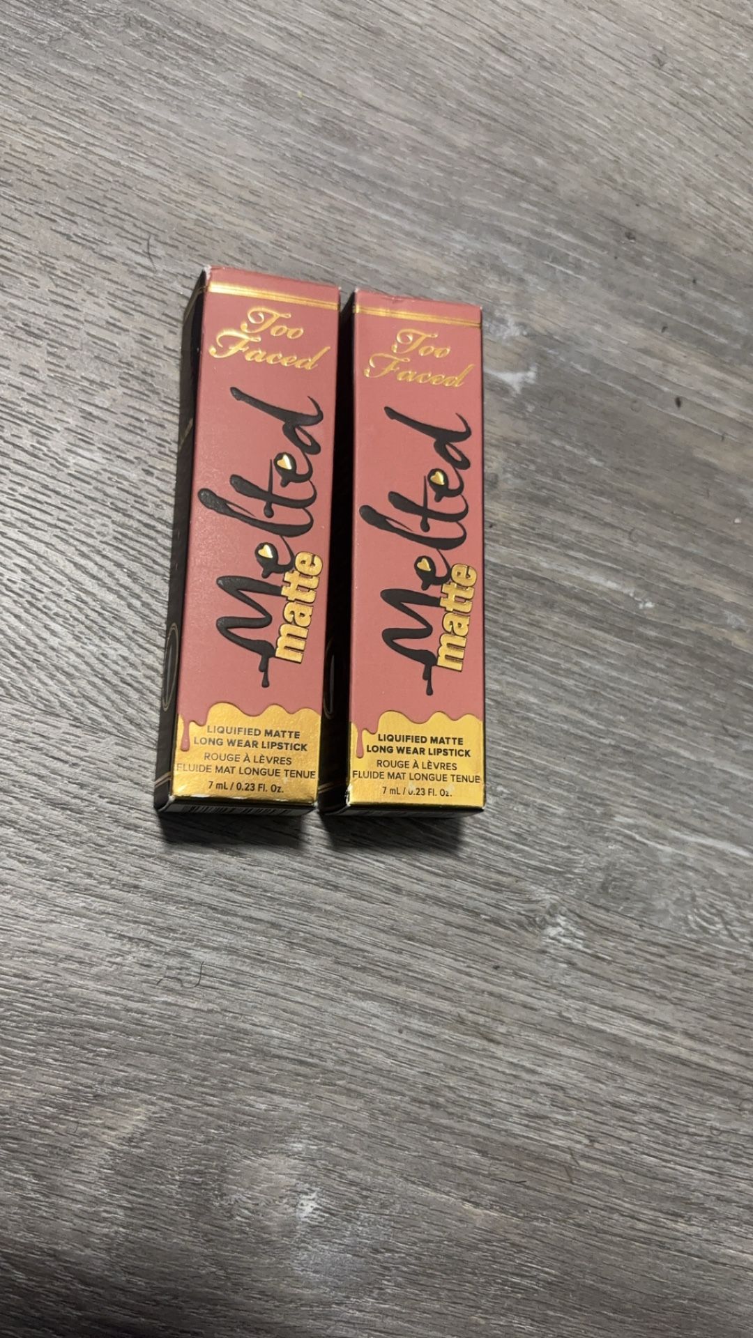 Too Faced Melted Matte Liquified Long Wear Lipstick – 2 Pack – Brand New!