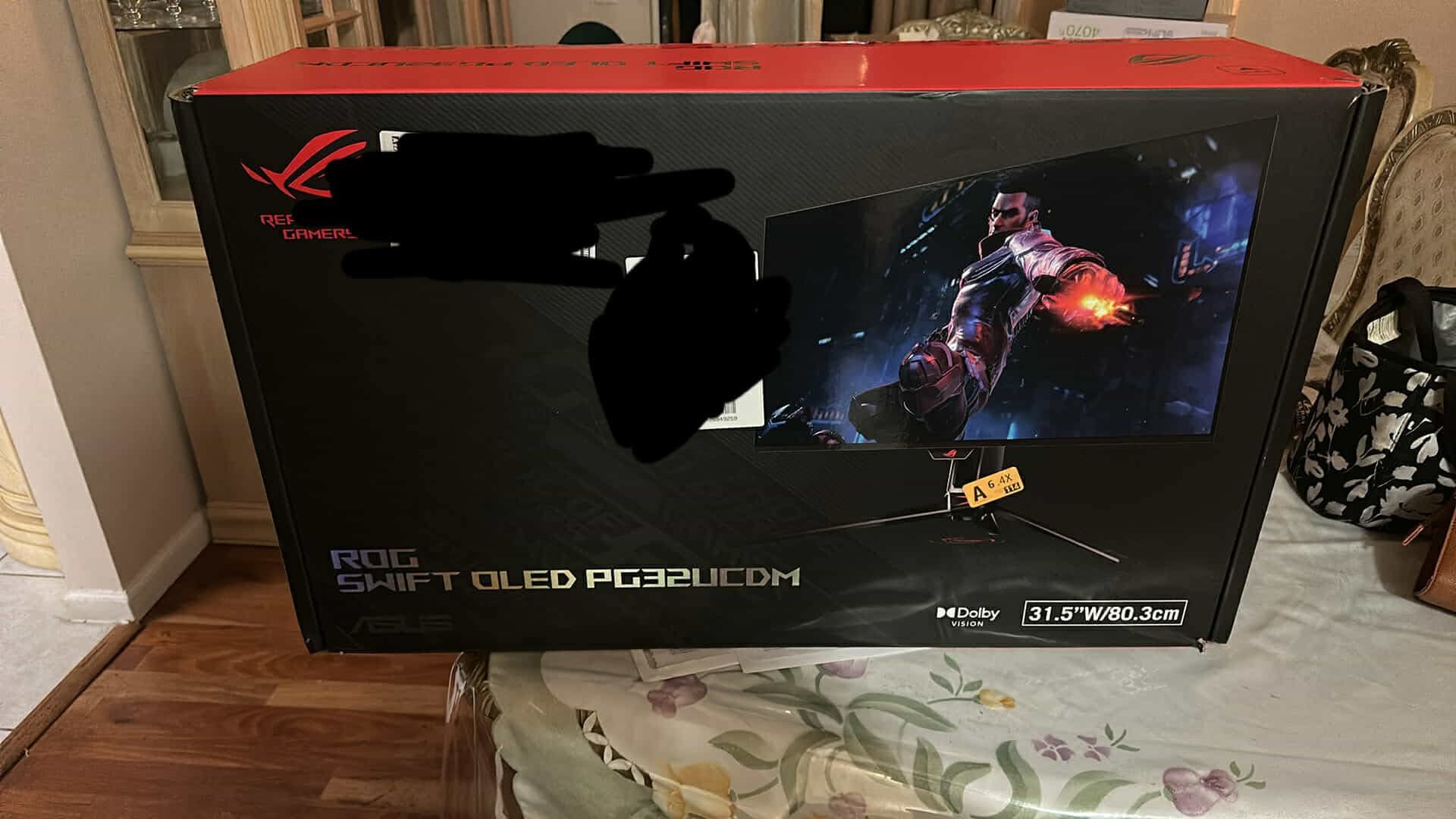 ASUS ROG Swift 32” 4K OLED Gaming Monitor (PG32UCDM)