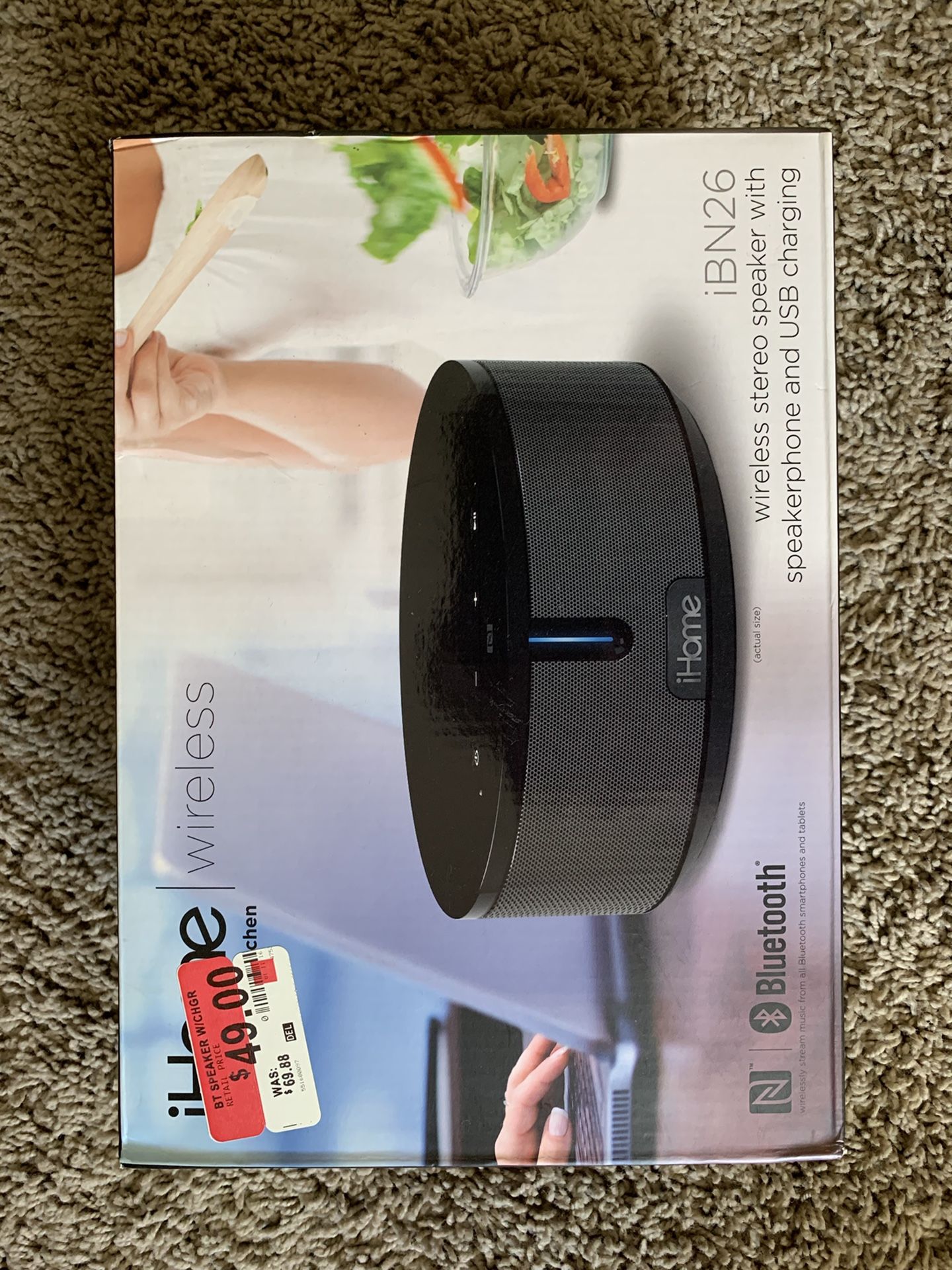 iHome (bluetooth NFC) speaker