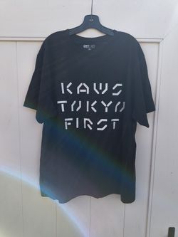 Uniqlo x Kaws Tokyo First T-Shirt Black  4XL(runs small)