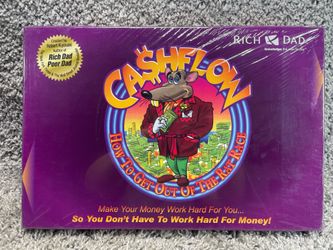 Cashflow Board Game Rich Dad How To Get Out Of the Rat Race New Sealed