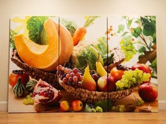 Fruit canvas wall art