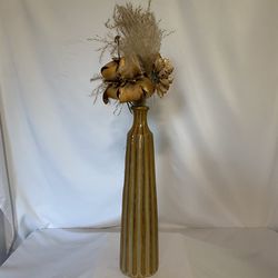 Drip Glaze Art Pottery Vase.