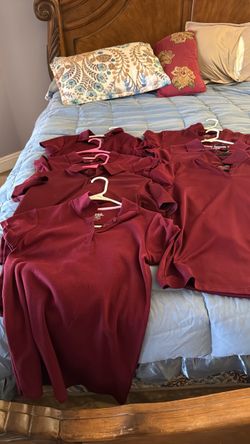 IZOD Burgundy Polo Shirts Lot & skirts