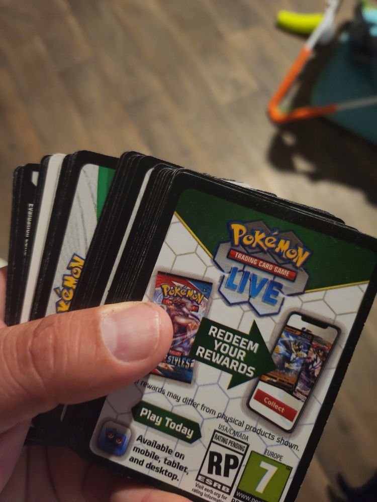 Pokemon Code Cards