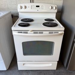 GE electric range.