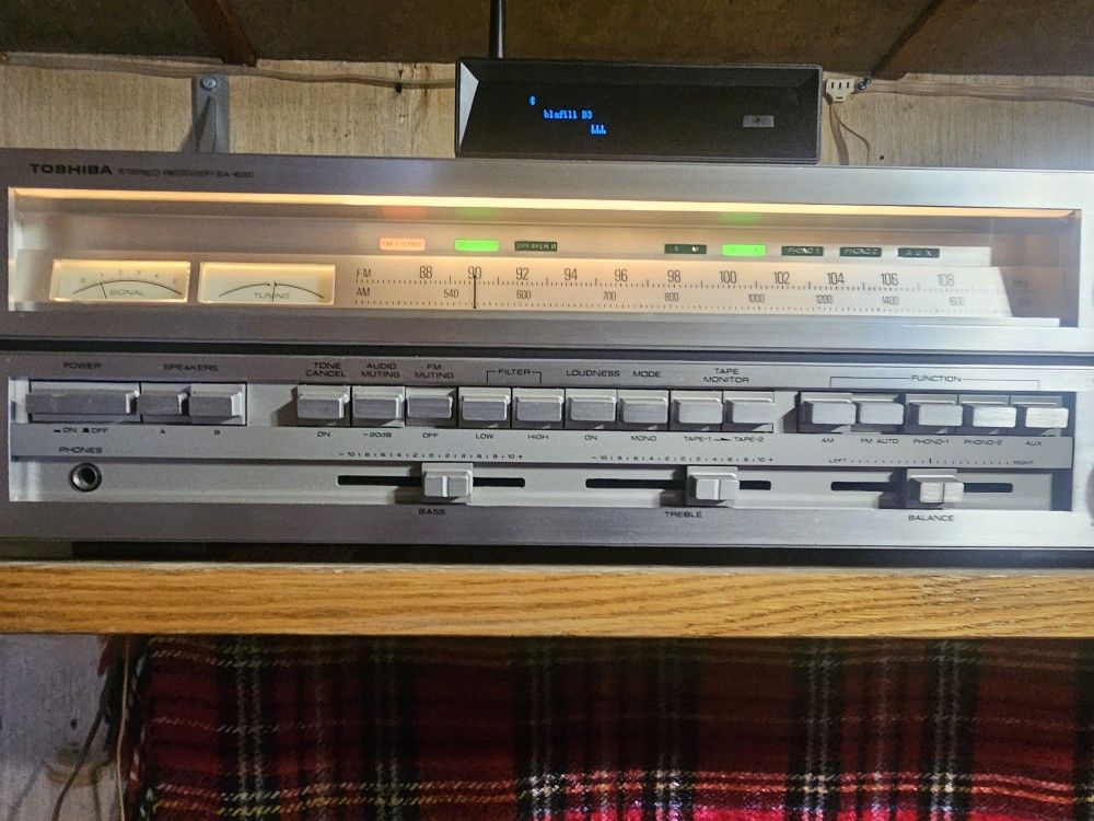 Vintage Toshiba SA620 Stereo Receiver 