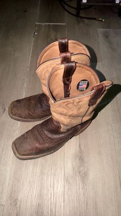 double H western steel toe size 9