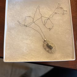 Gold Plated And Silver Necklace 