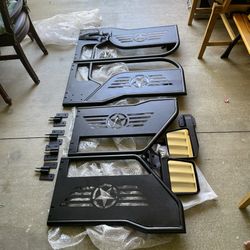 Tubular Doors With Side Mirrors For Jeep Wrangler JK