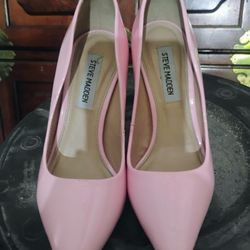 STEVE MADDEN BABYDOLL PINK HEELS